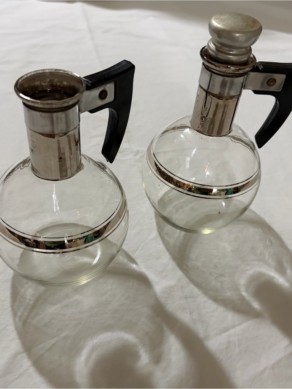 Vintage oil & vinegar cruet set